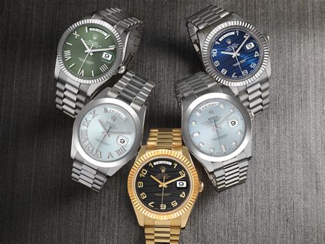 rolex day-date weekdays|Rolex Day-Date models.